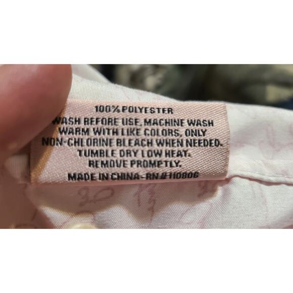 Juicy Couture Home‎ Signature Pink Twin Fitted Sheet GUC - Picture 4 of 4